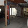 Structural remodel; removal of 16' of load bearing wall and installation of engineered I-Beam.  Before